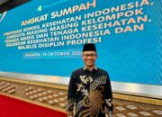 WR I Unhas Dilantik sebagai Ketua Kolegium Bedah Mulut dan Maksilofasial Indonesia