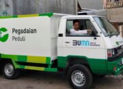 PT Pegadaian Kanwil VI Makassar, Bantu Bank Sampah ASOKA satu unit mobil pengangkut sampah