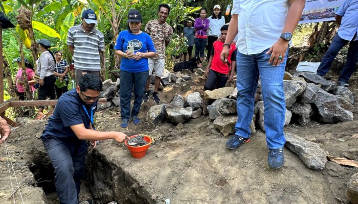 Pelindo Resmi Peletakan Batu Pertama Program Pembangunan dan Revitalisasi Air Bersih di Makawidey Bitung