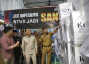 Pjs Wali Kota Makassar Bersama Gubernur Sulsel Tinjau Gudang Logistik KPU
