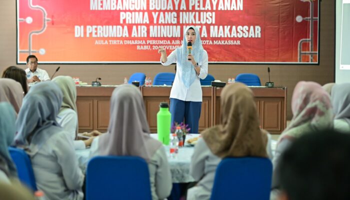 Beri Pelayanan Prima Kepada Pelanggan, PDAM Kota Makassar Bekali 60 Orang Staf Wilayah Pelayanan dan Bagian Terdekat dengan Pelanggang