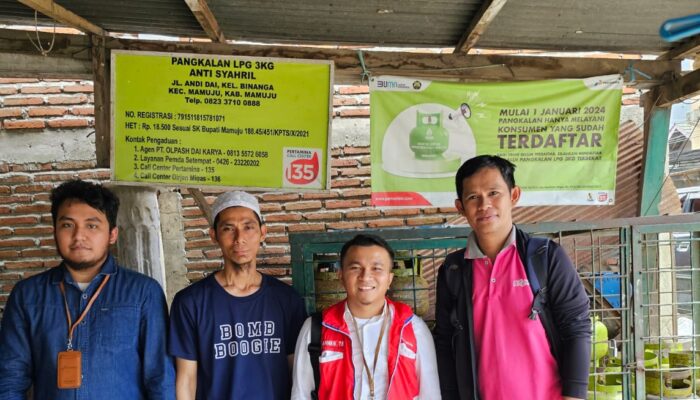 Pastikan Harga Jual LPG 3 Kg sesuai HET, Pertamina Patra Niaga Sulwesi Bersama Pemerintah Kabupaten Mamuju Tinjau Langsung ke Pangkalan LPG 3 Kg