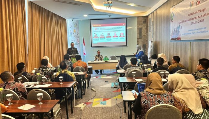 Dorong Peningkatan Literasi dan Inklusi Keuangan , OJK Sulsel Sulbar Bersama BPS Kembali Gelar SNLIK 2025