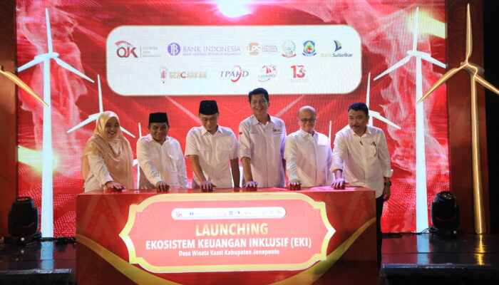 Launching Ekosistem Keuangan Inklusif Desa Wisata Kassi Kabupaten Jeneponto