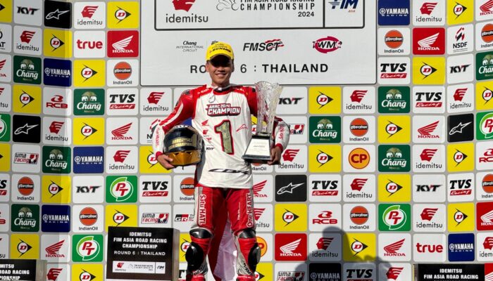 CBR250RR Tak Tertandingi, Pebalap Astra Honda Kembali Raih Juara Asia di ARRC 2024