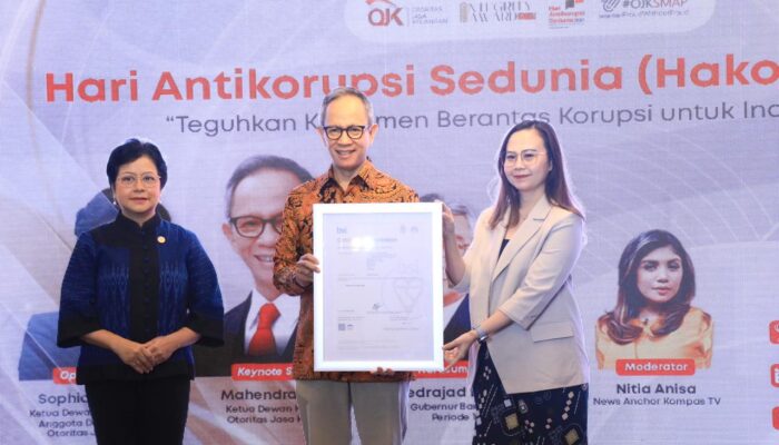 Ketua Dewan Komisioner OJK Tegaskan Komitmen OJK Tegakkan Integritas dan Berantas Korupsi Untuk Indonesia Maju