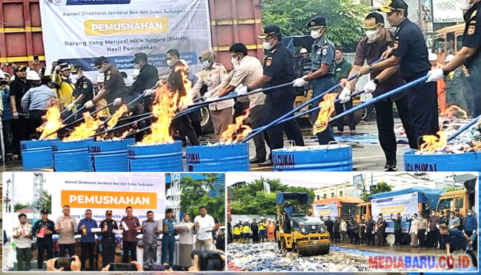 Pemusnahan Barang Hasil Penindakan Bea Cukai Sulbagsel, Tunjukkan Komitmen Penegakan Hukum dan Perlindungan Masyarakat