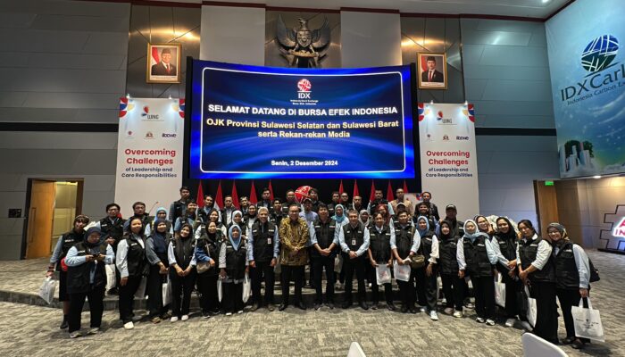 OJK Sulselbar Ajak Media Makassar Kunjungi IDX dan Kontak 157 di Jakarta