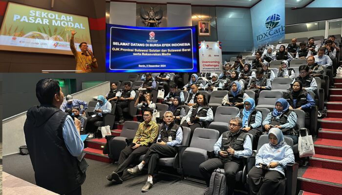 OJK Sulselbar Ajak Media Makassar Kunjungi IDX, Bagikan Tips Memilih Investasi yang Tepat