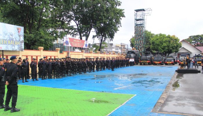Personel Satbrimob Polda Sulsel Siap Amankan Natal dan Tahun Baru 2025