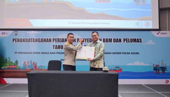 Pertamina Patra Niaga Sulawesi dan Kepolisian Daerah Sulawesi Selatan Perkuat Kerjasama untuk Pemenuhan BBM, Pelumas dan Dukungan Distribusi Energi Tahun 2024