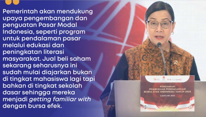 Pemerintah Dukung Penguatan Pasar Modal Indonesia Lewat Edukasi dan Literasi Keuangan