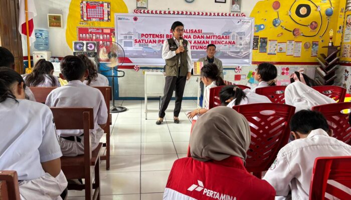 Cegah Risiko Bencana, Pertamina Patra Niaga Sulawesi Sosialisasikan Mitigasi di Sekolah-sekolah Bitung