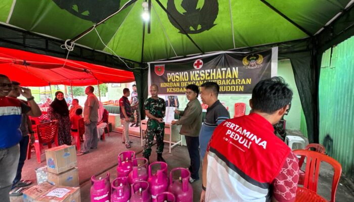 Pertamina Patra Niaga Sulawesi Bergerak Cepat, Hadir dan Peduli bagi Korban Kebakaran Asrama Kesdam Hasanuddin