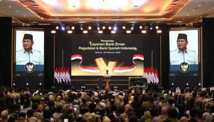 Presiden Prabowo Resmikan Layanan Bank Emas Pegadaian, BRI Group Semakin Optimis Perkuat Ekonomi Nasional