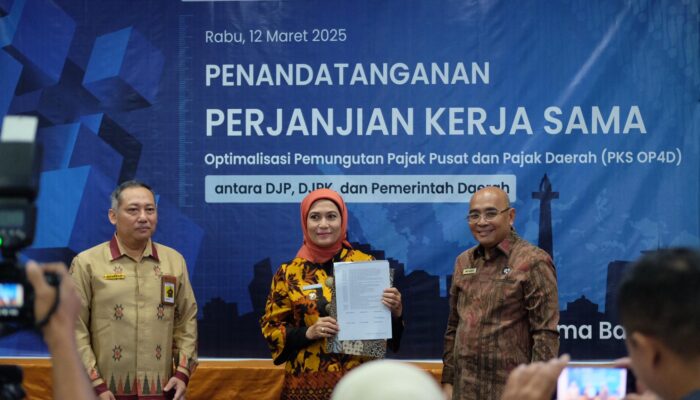 DJP dan 19 Pemda di Kanwil DJP Sulselbartra Sepakat Tandatangani Kerja Sama OP4D