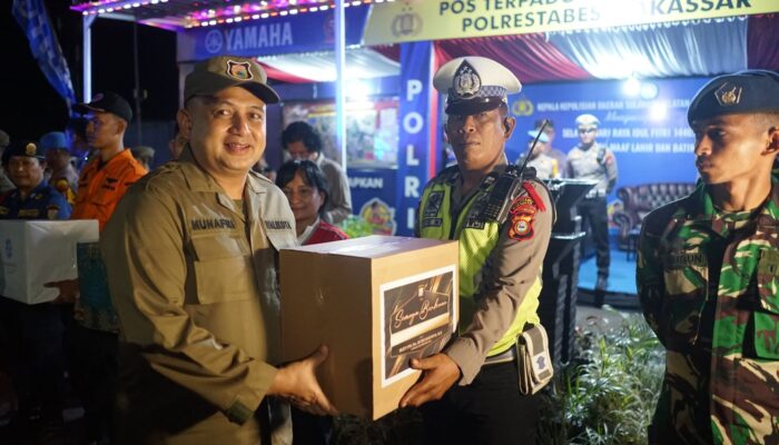 Wali Kota Munafri Bersama Forkopimda Sulsel Pantau Pos Pengamanan Mudik dan Aktivitas Malam Takbiran