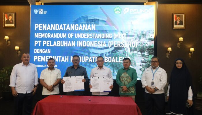 Perkuat Konektivitas Maritim, Pelindo & Pemkab Boalemo Teken MoU Pengembangan Pelabuhan