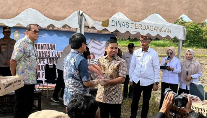 Serahkan Bantuan Benih dan Bibit Hasil Inovasi Unhas, Rektor: Wujud Dukungan untuk Kemandirian Pangan