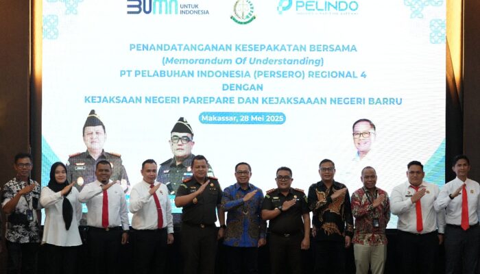 Perkuat Sinergi, Pelindo Regional 4 Teken MoU dengan Kejari Parepare & Kejari Barru