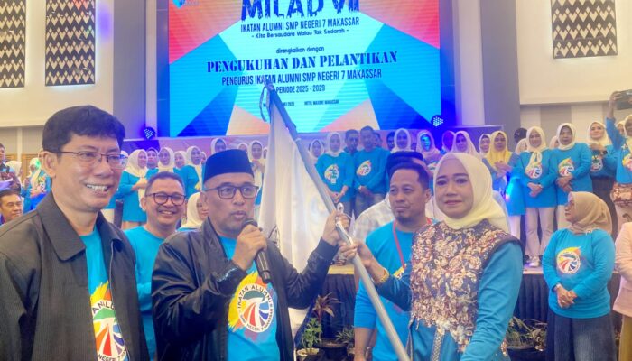Milad VII IKA SMPN 7 Makassar: Satukan Alumni Lewat Silaturahmi dan Pelantikan Pengurus Baru