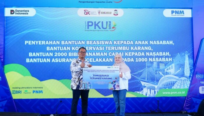 Pegadaian Kanwil Makassar Serahkan Bantuan Konservasi Terumbu Karang Di Pulau Barrang Lompo