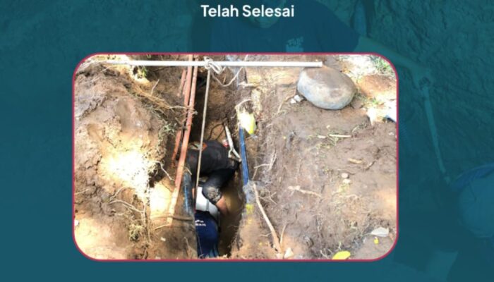 PDAM Makassar Rampungkan Perbaikan Pipa Bocor di KIMA, Mulai Normalisasi Tekanan Air