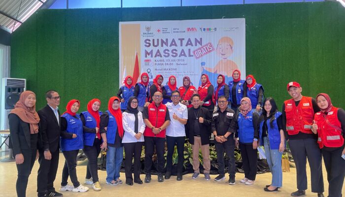 MaxOne Hotel & Resort Makassar Gelar Sunatan Massal Bersama Baznas , PMI Kota Makassar dan IMA Chapter Makassar