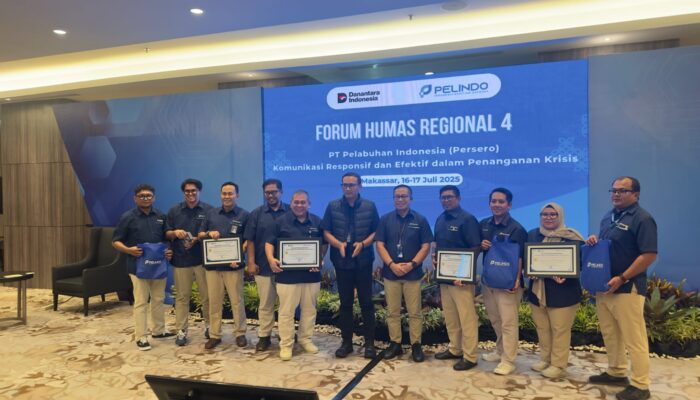Pelindo Regional 4 Apresiasi 4 Cabang Terbaik dalam Pengelolaan Kehumasan
