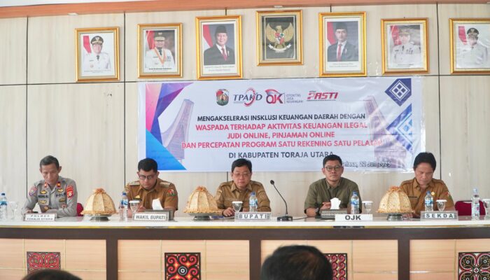 Satgas Pasti Daerah Sulawesi Selatan Perkuat Sinergi Berantas Aktivitas Keuangan Ilegal di Toraja Utara