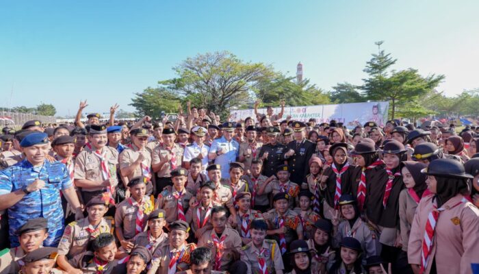 Upacara Hari Pramuka ke-64, Ini Pesan Gubernur Sulsel ke Ribuan Anggota Pramuka