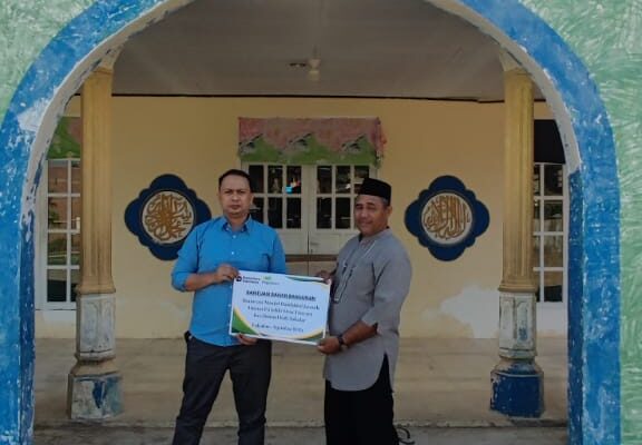 PT Pegadaian Serahkan Bantuan Renovasi Masjid Raudhatul Jannah di Gowa