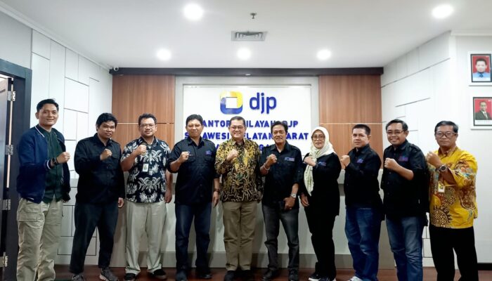 SMSI Sulsel Silaturrahmi ke Kanwil DJP Sulselbartra, Naungi Ratusan Media, Nyatakan Siap Bersinergi