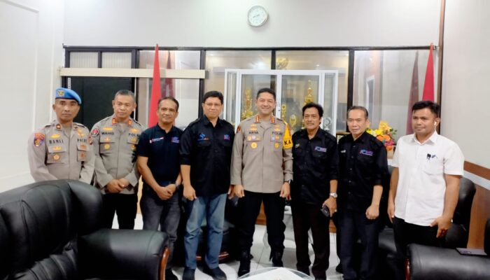 Kapolrestabes Makassar Terima Kunjungan SMSI Sulsel, Bahas Pengukuhan Pengurus Baru