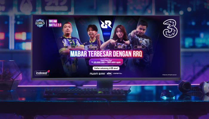 Hadirkan H3RO Land Dream Battle 2.0, Tri Kembali Perkuat Dukungan bagi Talenta Muda di Industri Gaming