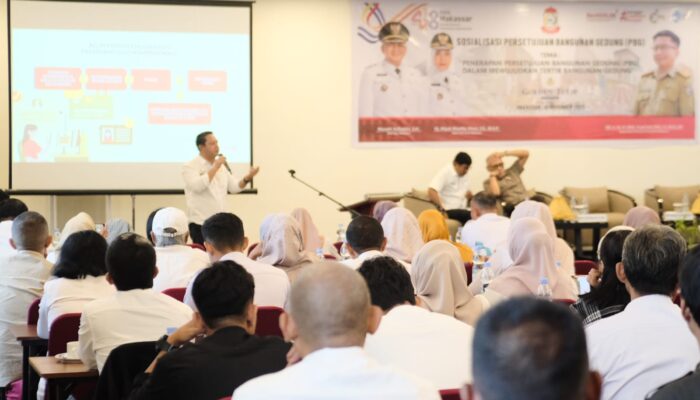 Distaru Makassar Gelar Sosialisasi PBG, Tegaskan Pentingnya Tertib Bangunan demi Kota yang Aman dan Legal