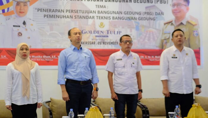 Distaru Makassar Perkuat Penerapan PBG demi Standar Bangunan yang Lebih Aman dan Berkelanjutan