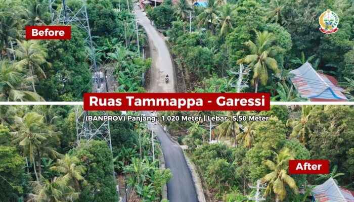 Akses Warga Makin Lancar, Jalan-Jalan Rusak di Pinrang Sudah Ditangani Berkat Bankeu Pemprov Sulsel
