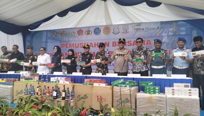 Setop 43 Juta Rokok Ilegal, Bea Cukai Sulbagsel Setor Rp294 Miliar ke Negara