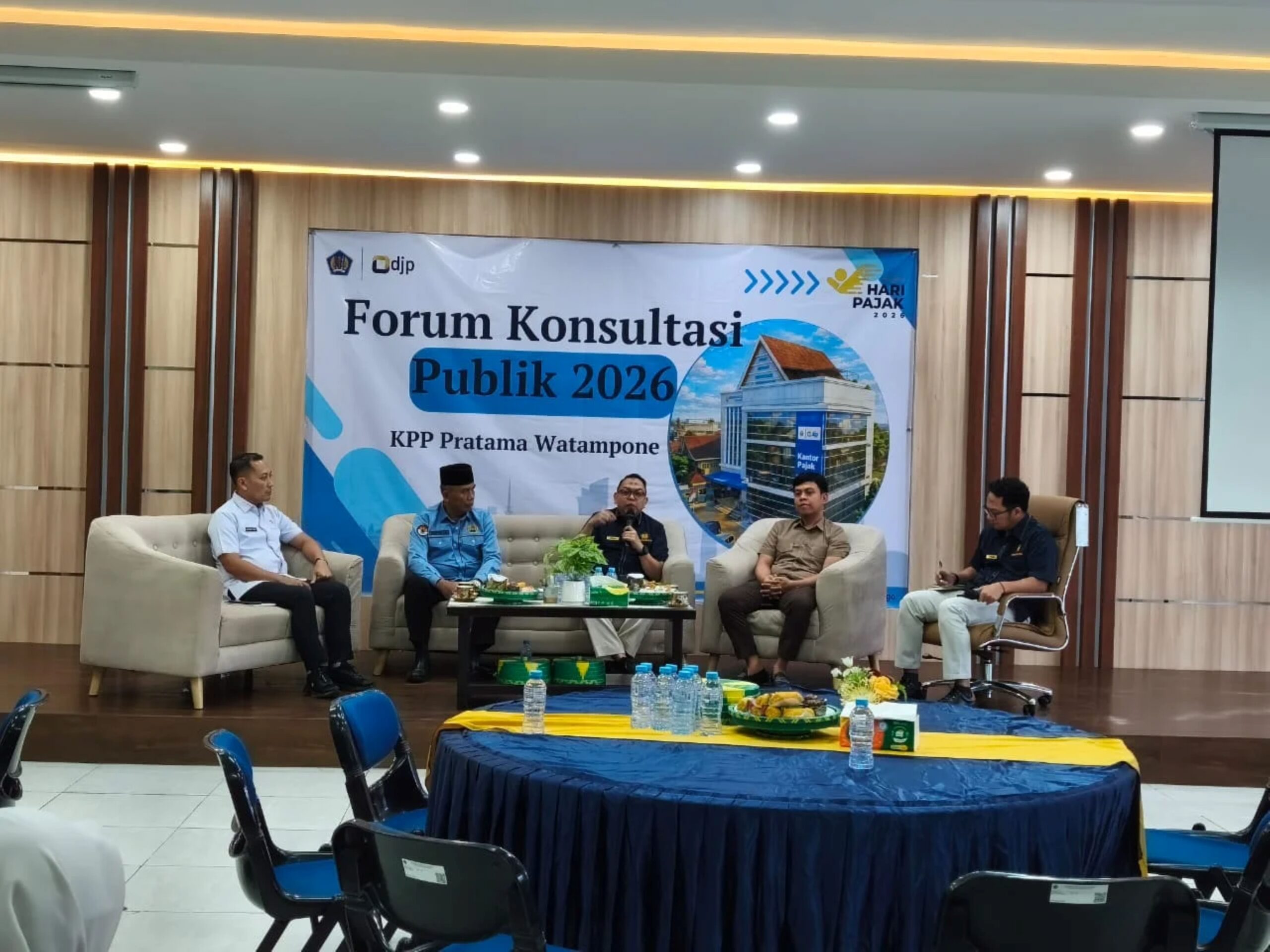 KPP Pratama Watampone Gelar Konsultasi Publik 2026, Sinergi Pusat dan Daerah Sukseskan Program MBG dan KDMP